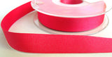 R6502 16mm Geranium Pink Polyester Grosgrain Ribbon by Bersifords - Ribbonmoon