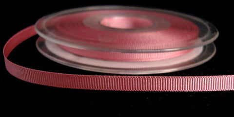 R6514 6mm Dusky Pink 9260 Polyester Grosgrain Ribbon by Bersifords - Ribbonmoon