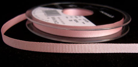 R6535 6mm Pink 9204 Polyester Grosgrain Ribbon by Berisfords - Ribbonmoon