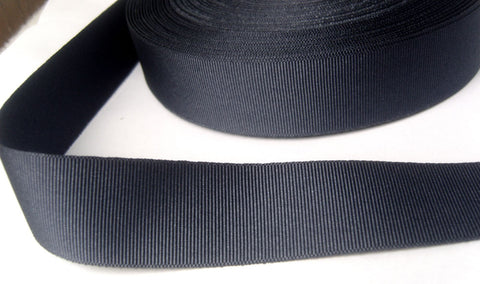 R6705 25mm Moonlight Navy Polyester Grosgrain Ribbon by Berisfords