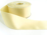 R7555 40mm Pale Cream Double Faced Satin Ribbon