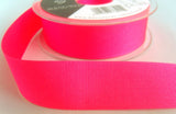 R7648 40mm Fluorescent Pink Polyester Grosgrain Ribbon by Berisfords