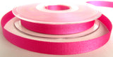 R7625 10mm Shock Pink Polyester Grosgrain Ribbon by Berisfords - Ribbonmoon