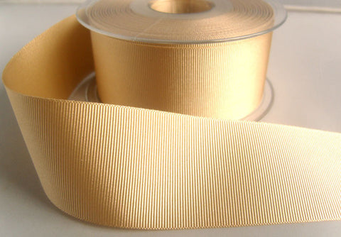 R8560 16mm Antique Cream Polyester Grosgrain Ribbon by Berisfords