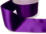 R8020 52mm Cadbury Purple Double Face Satin Ribbon - Ribbonmoon