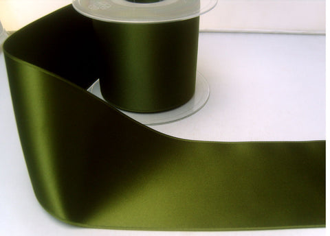 R7552 42mm Deep Cypress Green Double Face Satin Ribbon - Ribbonmoon