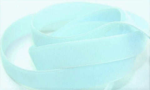 R9074 16mm Horizon (Sky Blue) Nylon Velvet Ribbon by Berisfords