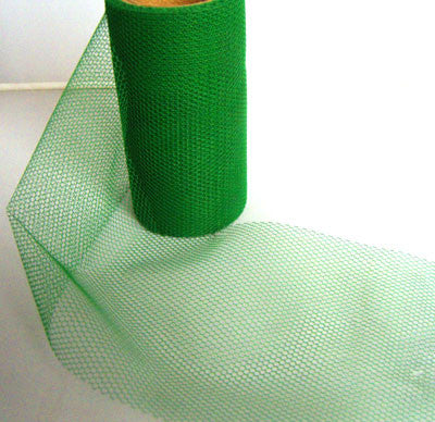 TULLE09 105mm Deep Green Tulle - Ribbonmoon