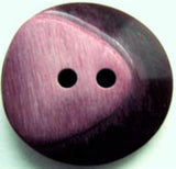 B11738 20mm Frosted Wine Chunky Gloss 2 Hole Button