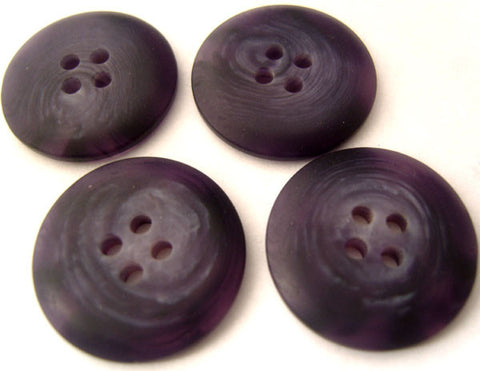 B4626 23mm Tonal Blackberry Bone Sheen 4 Hole Button - Ribbonmoon