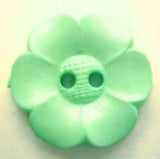 B6334 23mm Pale Mint Green Daisy Flower Shape Nylon 2 Hole Button