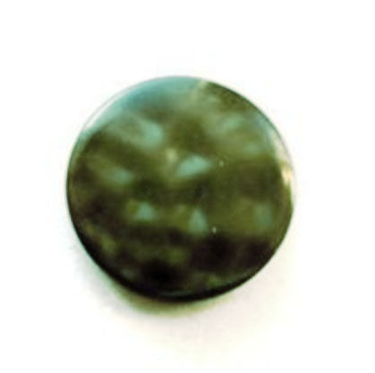 B8410 14mm Tonal Dark Green Pearlised Polyester Shank Button