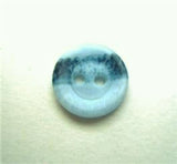 B9321 11mm Mixed Blues Polyester Gloss 2 Hole Button