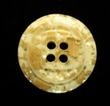 B9896 23mm Naturals and Honey Gold Gloss 4 Hole Button