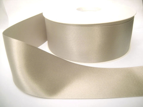 R6321 10mm Silver Grey Double Face Satin Ribbon by Berisfords