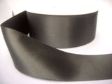 R3727 70mm Smoked Grey Double Face Satin Ribbon by Berisfords