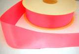 R3713 50mm Fluorescent Pink Double Faced Satin Ribbon by Berisfords