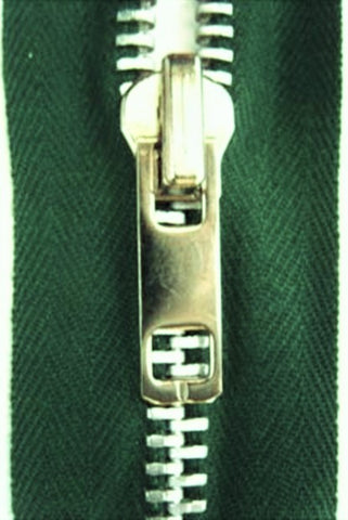 Z3672 51cm Dusky Green Metal Teeth No.5 Open End Zip