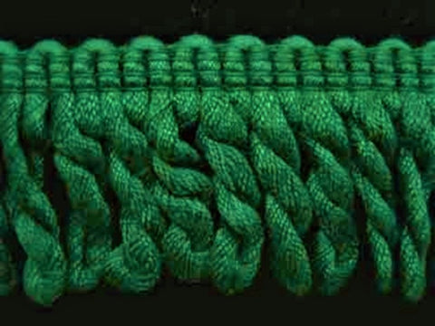 FT1673 5cm Dark Green Chunky Bullion Fringe