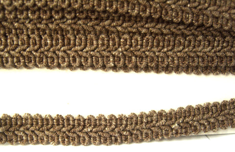 FT3100 14mm Taupe Cotton Loop Braid Trimming