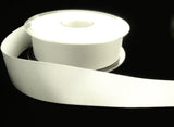 R6462 25mm White Polyester Grosgrain Ribbon by Berisfords