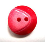 B15790 18mm Frosted Red Chunky Gloss 2 Hole Button - Ribbonmoon