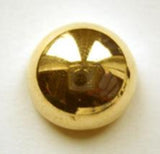 B4513 21mm Gilded Gold Poly Half Ball Shank Button - Ribbonmoon