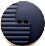 B13132 27mm Navy Matt 2 Hole Button - Ribbonmoon