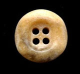 B6586 15mm Sand Aaran Pebble Effect 4 Hole Button - Ribbonmoon