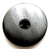 B6951 20mm Black and Pearlised Grey 2 Hole Button - Ribbonmoon