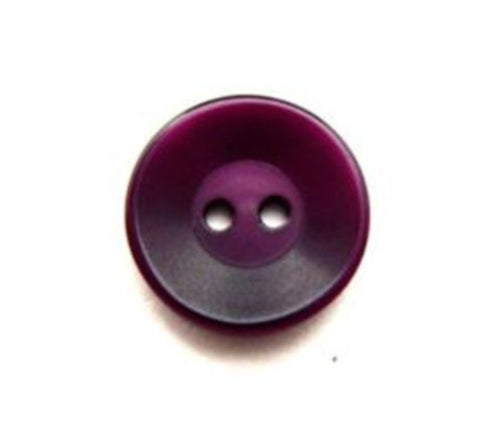 B15294 16mm Plum Pearlised Polyester 2 Hole Button