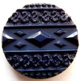 B8105 22mm Navy Textured Shank Button - Ribbonmoon