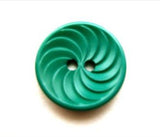 B13393 14mm Pale Jade Green 2 Hole Button - Ribbonmoon