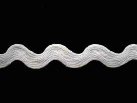 RIC29 14mm White Ric Rac Braid