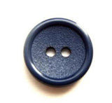 B8900 16mm Light Dusky Navy Matt Centre 2 Hole Button - Ribbonmoon