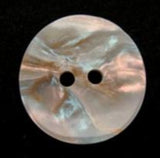 B6603 20mm Nacre Iridescent Pearlised 2 Hole Button - Ribbonmoon