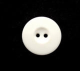 B17413 15mm Natural White Matt 2 Hole Button - Ribbonmoon