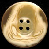 B6458 27mm Aaran Creams High Gloss 4 Hole Button - Ribbonmoon