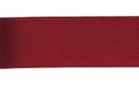 R5390 24mm Burgundy Thick Double Face Satin Ribbon - Ribbonmoon