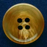 B2693 19mm Caramels and Brown Gloss Semi Transparent 4 Hole Button - Ribbonmoon