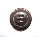 B15545 15mm Misty Dark Brown Bone Sheen 4 Hole Button - Ribbonmoon