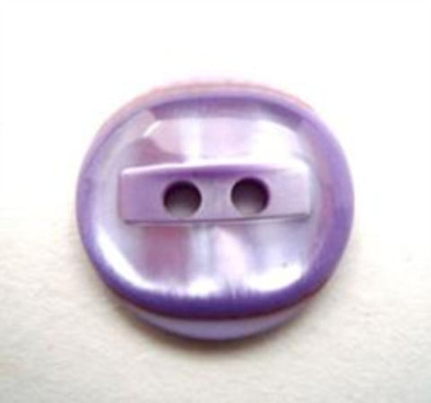 B15265 18mm Tonal Orchid Pearlised Shimmery Surface 2 Hole Button