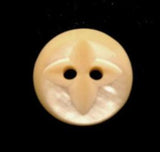 B7657 15mm Antique Cream Pearlised Surface 2 Hole Button - Ribbonmoon