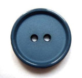 B16171 19mm Moonlight Blue Matt Centre 2 Hole Button - Ribbonmoon