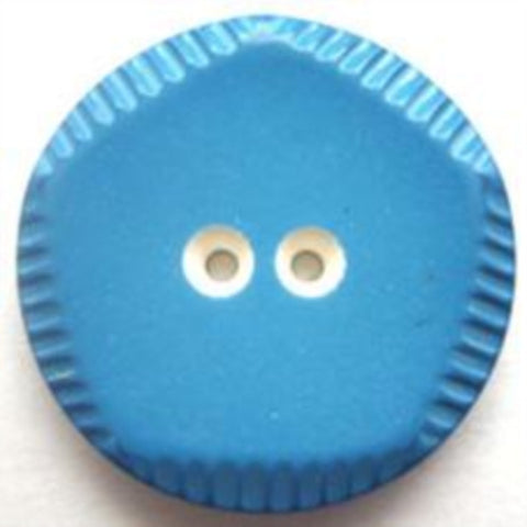 B9029 23mm Turquoise Blue Two Hole Button - Ribbonmoon