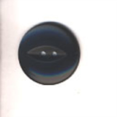 B16736 23mm Deep Navy Polyester Fish Eye 2 Hole Button - Ribbonmoon