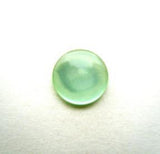 B14320 11mm Mint Green Pearlised Polyester Shank Button - Ribbonmoon