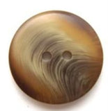 B5636 20mm Browns and Honey Aaran Bone Sheen 2 Hole Button - Ribbonmoon