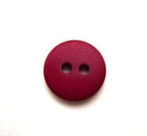 B10127 12mm Light Burgundy Soft Sheen 2 Hole Button - Ribbonmoon