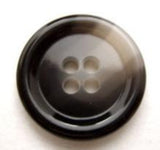 B10227 21mm Tonal Greys Horn Effect 4 Hole Button - Ribbonmoon